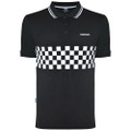 Lambretta Mens Classic Retro 2 Tone Mod Ska Casual Polo Shirt