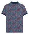 Lambretta Mens Classic Paisley Print Mod Retro Ska Casual Polo