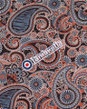 Lambretta Mens Classic Paisley Print Mod Retro Ska Casual Polo