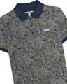 Lambretta Mens Classic Paisley Print Mod Retro Ska Casual Polo