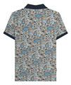 Lambretta Mens Classic Paisley Print Mod Retro Ska Casual Polo