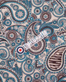 Lambretta Mens Classic Paisley Print Mod Retro Ska Casual Polo