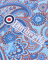 Lambretta Mens Classic Paisley Print Mod Retro Ska Casual Polo