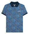 Lambretta Mens Classic Paisley Print Mod Retro Ska Casual Polo