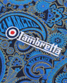Lambretta Mens Classic Paisley Print Mod Retro Ska Casual Polo
