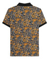 Lambretta Mens Classic Paisley Print Mod Retro Ska Casual Polo