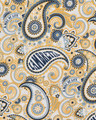 Lambretta Mens Classic Paisley Print Mod Retro Ska Casual Polo