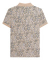 Lambretta Mens Classic Paisley Print Mod Retro Ska Casual Polo