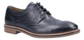 Hush Puppies Bryson Mens Wing Tip Brogue Smart Leather Lace Up Shoes