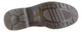 Frank James Warkton Mens Classic Dealer Chelsea Leather Brogue Ankle Boots, bottom view showing sole details and brand logo
