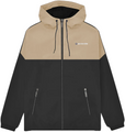 Lambretta Mens Contrast Panel Retro Zip Up Hooded Coat Jacket