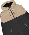 Lambretta Mens Contrast Panel Retro Zip Up Hooded Coat Jacket