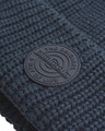Lambretta Knitted Fleece Turn Up Bobble Skater Style Beanie Hat
