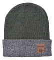 Lambretta Knitted Fleece Turn Up Bobble Skater Style Beanie Hat