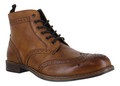 Thomas Crick Askham Mens Classic Leather Smart Brogue Ankle Boots
