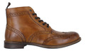 Thomas Crick Askham Mens Classic Leather Smart Brogue Ankle Boots