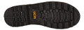 JCB Farley Mens Dealer Work Safety Steel Toe Midsole Ankle Boots, close-up of the black sole showing tread pattern and JCB logo.