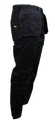 DeWalt Mens Low Rise PolyCotton Multi-Pocket Work Trousers Wasit 36" - 33" Leg