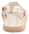 Rocket Dog Adios Womens Casual Flip Flop Toe Post Sandals, floral printed strap and cushioned insole with brand logo.