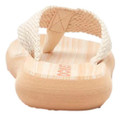 Rocket Dog Adios Womens Casual Flip Flop Toe Post Sandals, beige-colored flip flop sandal with a knit strap and cushioned sole.