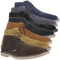 Lambretta Chiswick Mens Classic Lace Up Suede Desert Ankle Boots