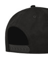 Lambretta Original Classic Logo Target Baseball Cap, black snapback hat with adjustable strap and embroidered logo detail.