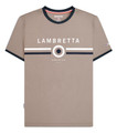 Lambretta Mens Classic Logo Target Retro Mod Ska Casual T-Shirt