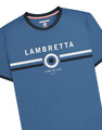 Lambretta Mens Classic Logo Target Retro Mod Ska Casual T-Shirt