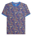 Lambretta Mens All Over Paisley Branded Retro Casual T-Shirt