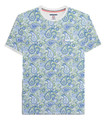 Lambretta Mens All Over Paisley Branded Retro Casual T-Shirt