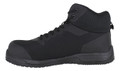 Anvil Traction Florida Mens Composite Toe/Midsole Safety Ankle Boots, black safety shoes with cushioned ankle support, slip-resistant sole and reinforced toe for industrial and construction safety.