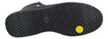 Anvil Traction Colorado Mens Composite Toe/Midsole Safety Ankle Boots, black footwear with rugged textured sole featuring a yellow traction insert for enhanced grip.