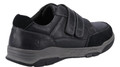 Hush Puppies Fabian Mens Double Touch Fasten Smart Leather Shoes