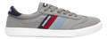 Lambretta Vulkan Mens Casual Smart Lace Up Canvas Pump Trainers