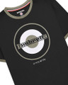 Lambretta Mens Target Ringer Casual Retro SKA Ringer Logo T-Shirt