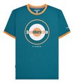 Lambretta Mens Target Ringer Casual Retro SKA Ringer Logo T-Shirt
