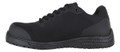 Anvil Traction Idaho Mens/Womens S1P SRC Safety Work Trainers, black safety work trainers with reinforced toe and slip-resistant sole.