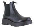 Fly London Medi Womens Wedged Heeled Chelsea Biker Ankle Boots