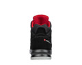 Albatros Clifton Mens Composite Toe Midsole S3 Work Safety Boots, rear view showing black and red work safety shoes with padded collar and sturdy sole.