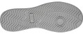 PUMA Safety PUMA Iconic Suede Mens Safety Composite Toe Midsole S1P Work Trainers, grey sole with anti-slip tread pattern and safety marking.