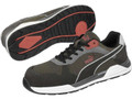 PUMA Safety PUMA FrontSide Mens Safety Composite Toe Midsole S1P Work Trainers, athletic safety work shoes with reinforced composite toe, midsole protection, and durable sole design.