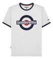 Lambretta Mens Smart Casual Retro SKA Ringer Logo Shirt
