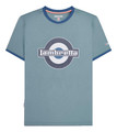 Lambretta Mens Smart Casual Retro SKA Ringer Logo Shirt