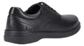 Hush Puppies Marco Mens Classic Lace Up Smart Leather Formal Shoes, black leather formal lace-up shoes with a sleek design and comfortable fit.