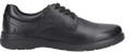 Hush Puppies Marco Mens Classic Lace Up Smart Leather Formal Shoes, black leather sleek and polished dress shoes with lace-up closure and comfortable sole.