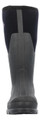 Muck Boots MUCK Chore XF Adjustable Womens Classic Stable Farm Wellington Wellies, front view of a men's tall waterproof rubber work boot with an adjustable top, non-slip sole, and sturdy design.