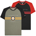 Lambretta Mens Classic Target Raglan Mod Ska Casual T-Shirts