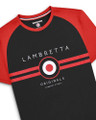 Lambretta Mens Classic Target Raglan Mod Ska Casual T-Shirts