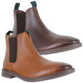 Catesby Mens Smart Casual Dress Leather Dealer Chelsea Pull On Boots