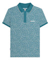 Lambretta Mens Classic Paisley Tonal Mod Retro Ska Casual Polo